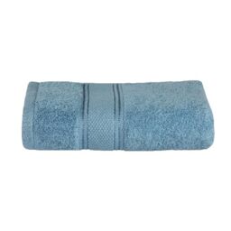 Homemania Shower Towel for Face, Hands, Bath, Cotton, Light Blue, 90 x 140 cm
