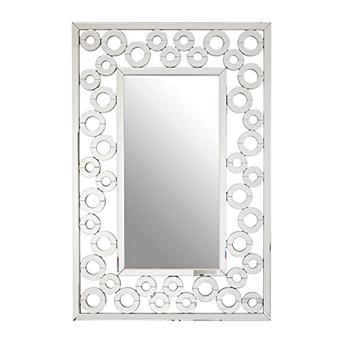Premier Housewares Wall Mirror Bathroom/Bedroom/Hallway Wall Mounted Mirrors Puzzle Frame/Glass Mirrors For Living Room 4 x 120 x 80