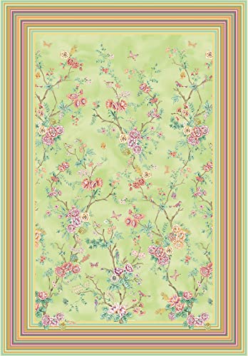Bassetti Rug, Cotton, Green, 150 x 220 cm