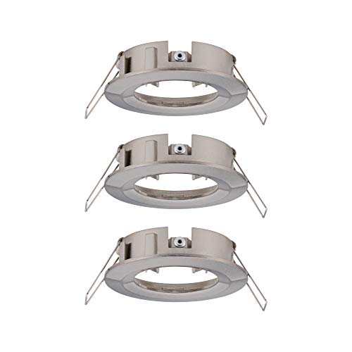 Paulmann 92479 Choose luminaire spot Rigid max. 3x10 watt Ceiling Spotlight Brushed Iron recessed lamp Aluminium