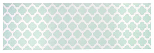Zala Living Flair Washable Kitchen Runner Polyamide Mint Green 140 x 45 x 0.5 cm