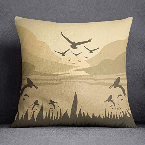 Questo Casa Decorative Cushion Cover, Cushion Cover, Home Decoration, for Sofa, Coffee, Size: 45 x 45 cm – Designed and Made in Türkiye