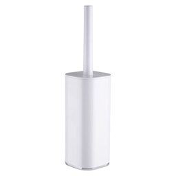Premier Housewares White Toilet Roll Holders Free Standing Acrylic Brush Holder Slender Toilet Brushes And Holders Sets Diamante Detailed Freestanding Toilet Roll Holder 9 x 39 x 9
