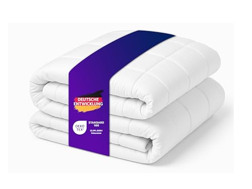 Traumnacht Relaxation Blanket, 155 x 220 cm, Oeko-Tex Certified, 4 kg Weighted Blanket for Soothing and Relieving Stress, Recommended for Adults, Developed in Germany