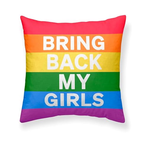 BELUM Cushion Cover Size: 50 x 50 cm Fabric: 100% Organic Cotton Model: Pride 40 - LGTBIQ+ Cushion Cover