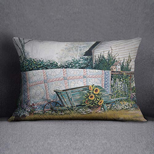 Bonamaison Decorative Cushion Cover, Cotton Polyester, Multicolor, 35x50
