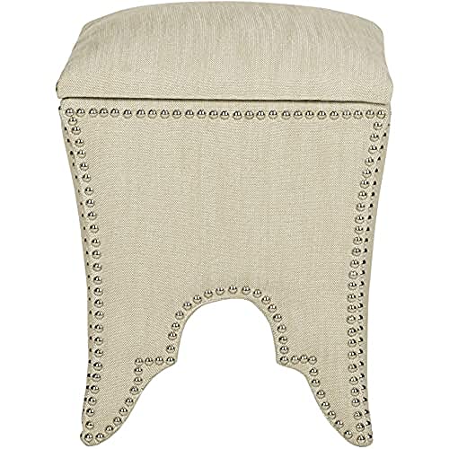 SAFAVIEH Contemporary Upholstered Arm Chair, in Beige