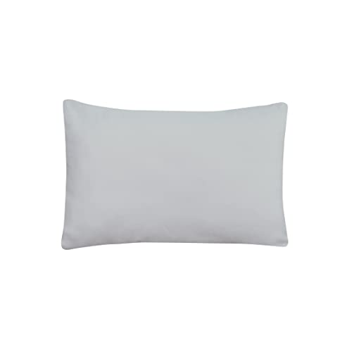 Sleepdown 100% Bamboo Cotton Housewife Pillowcases 2 Pack - Luxury Pillow Covers Super Soft Hotel Quality Breathable Plain Fabric - Grey - 48cm x 74cm