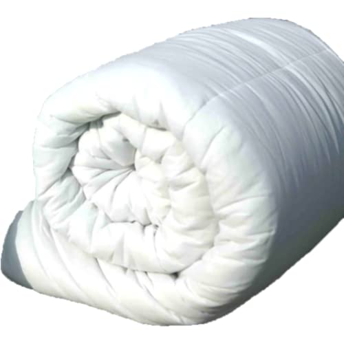 HomeSpace Direct Hollowfibre Duvet Quilt Comforter Polycotton Cover 13.5 tog Winter Duvet (Single)