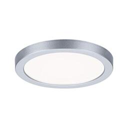 Paulmann 93037 Areo VariFit LED Panel recessed luminaire IP44 Neutral White 118mm Round incl. 1x6.5W Chrome matt Ceiling lamp Plastic 4000K