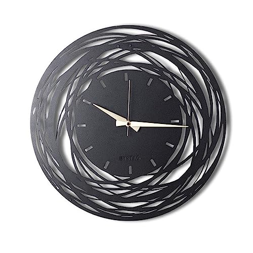 WELL HOME MOBILIARIO & DECORACIÓN Decorative metal wall clock with rotations style 70x70
