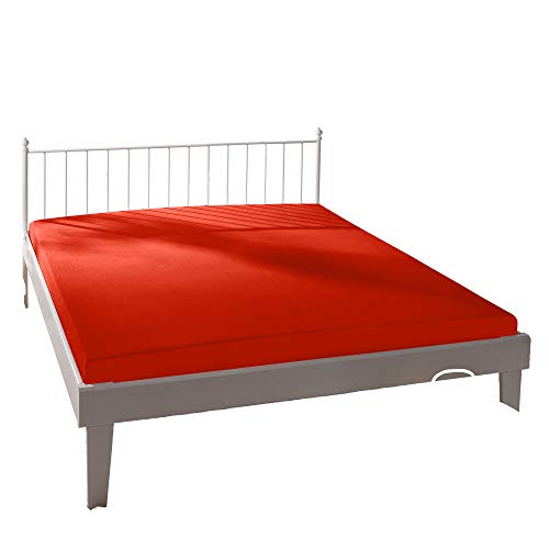 Bassetti X1/687 9256255 Fitted Sheet Coral Cotton/Elastane 140 x 200 cm / 160 x 220 cm