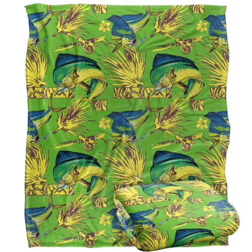 Jq Licensing - Jl-Jp-Jq Dorado Fishing Tiki 2 Silky Touch Super Soft Throw Blanket 152 X 127 Cm