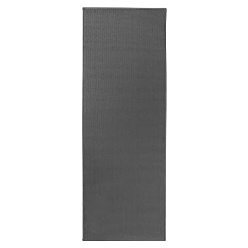 "Ritz Washable Stain Resistant Kitchen Rugs with Latex Backing, Kitchen Mats for Floor, 20""x60"" Graphite, John Ritzenthaler Company"