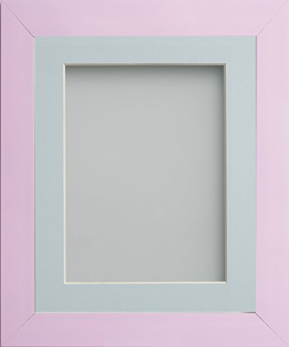 Frame Company Candy Range Peony Picture Photo Frames with Light Blue Mount, 24x20 for 20x16 *Choice of Sizes and Colours* Fitted with Perspex