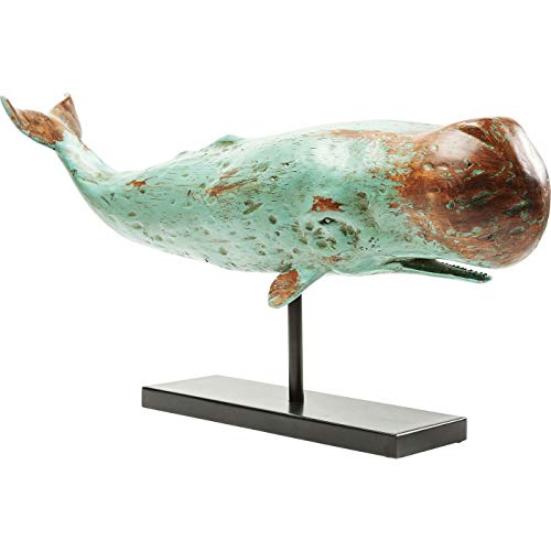 Kare Design Decorative figurine Whale Base, Türkis, 39x77x17 cm, Decorative object, Design, Home decor, Modern, Home design, Decoration, Home trend, Gift, Table decor, Wall decor, Living room