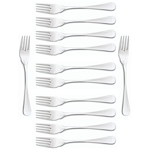 Arcos Series Madrid - Box 12 Pieces Fish Fork Table Fork - Monoblock of one Piece Stainless Steel 18/10 and 190 mm (7.48 Inch) Silver Colour (12 Piece)