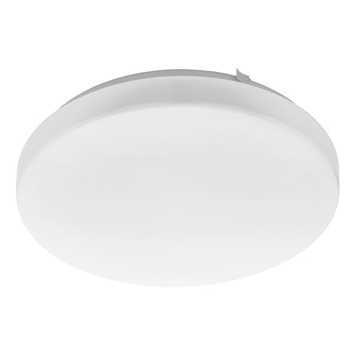 EGLO Wall/Ceiling Light, Alloy Steel Plastic, 11.5 W, White, Diameter 28 cm