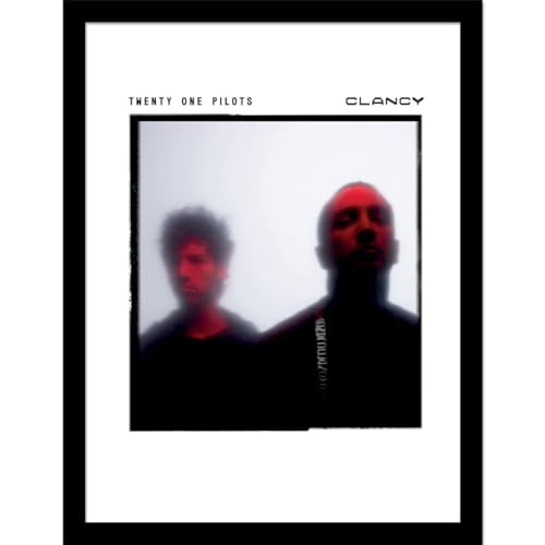 Pyramid International 21 Pilots (Clancy Red Film) Collector Print (Framed) 30cm x 40cm - A Stunning Artwork to Enhance Your Collection or Living Space, One Size