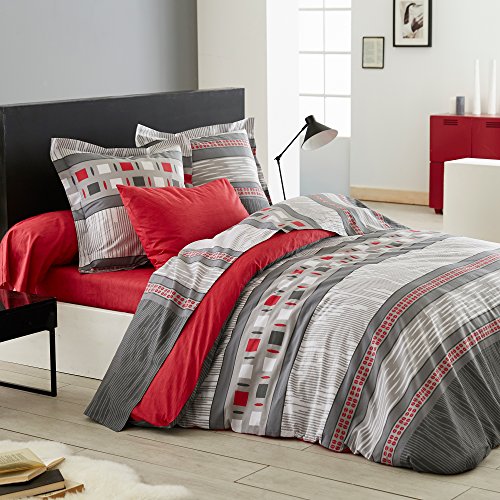 Origin Corentin Lyocell Duvet Cover, Red, 240 x 220 cm