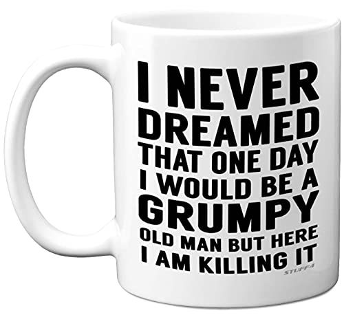 Stuff4 Grumpy Old Man Mug, Grandad Gifts, Dad, Father???s Day or Christmas - Made in UK
