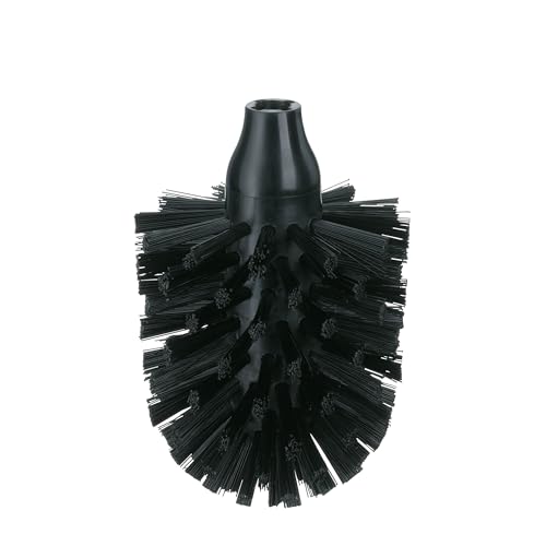 kela La Brosse 20162 Replacement Toilet Brush Head Diameter 8 cm Plastic Black