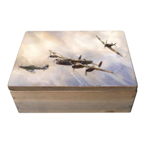 Battle of Britain Memorial Flight Trinket box Painted by David Bell