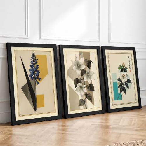 Botanical Moments Botanical Set of 3 Framed Wall Art Prints A4