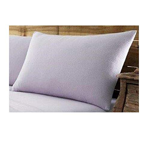 Gaveno Cavailia Super Soft Plain Dyed Thermal Flannelette Pair of Pillow, 100% Brushed Cotton Easycare Flannel Bedroom Accessory, Purple, 50x75 cm, (50X75), 423744