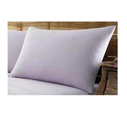 Gaveno Cavailia Super Soft Plain Dyed Thermal Flannelette Pair of Pillow, 100% Brushed Cotton Easycare Flannel Bedroom Accessory, Purple, 50x75 cm, (50X75), 423744