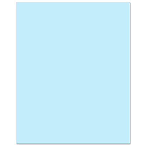 10 x A4 240gsm Colored Card Stock Pack of 10 Sheets (Baby Blue)