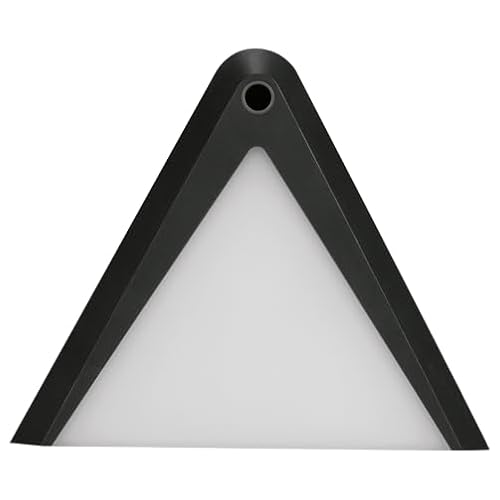 4lite Hampton Triangle Display Cabinet Lights (Black) Pack of 1 Cool White 200lm Under-Shelf Lights with Touch-Free, Sensor-Controlled on/Off - 4L1/1303/4