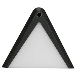4lite Hampton Triangle Display Cabinet Lights (Black) Pack of 1 Cool White 200lm Under-Shelf Lights with Touch-Free, Sensor-Controlled on/Off - 4L1/1303/4