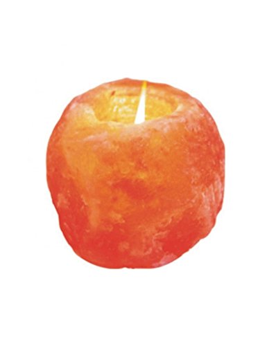 Himalayan Glow 3002 Candle Holder Salt Lamp, Set of 1 Pink WBM