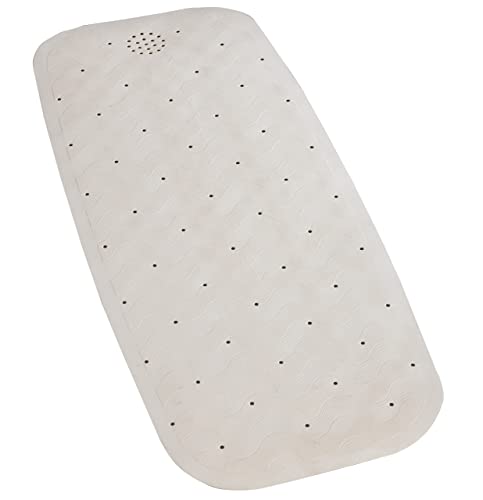 Maximex Bathtub mat Natural Rubber Beige, 37 x 90 cm