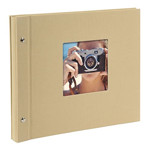 Goldbuch Trend Photo Album 25 x 25 cm, 60 Pages with Pergamine, sand, 30x25 cm