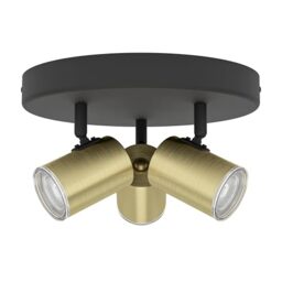 Eglo Ceiling lamp Consuma 1, Round 3-Light Spotlight, Bathroom Light