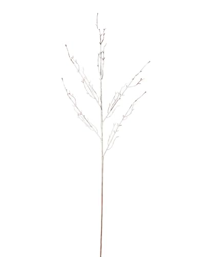 Snow Flocked Twig Christmas Spray – 80 cm Decorative Spray for Christmas Tree & Wreath
