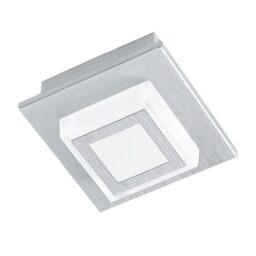 Eglo LED Panel Masiano, 1 Light Ceiling lamp Made of Aluminium and Plastic