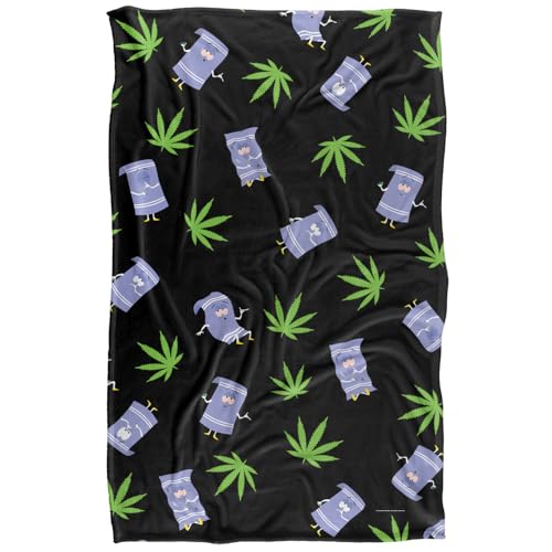 South Park South Park Towlie Pattern Silky Touch Super Soft Throw Blanket 91 x 147 Cm