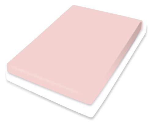 Bassetti Fitted Sheet, Cotton, Rose, 90x190 100x220