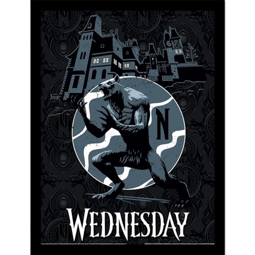 Pyramid International Wednesday Season 2 (Enid Wolf) 30cm x 40cm Framed Collector Print One Size