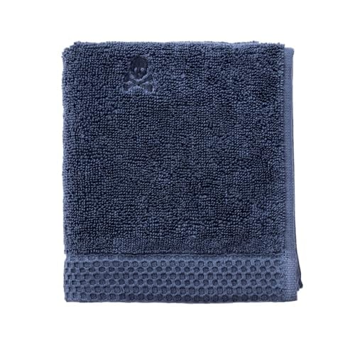 Scalpers Guest Towel NIDUS 30x50 cm 100% Cotton 550GSM Navy Blue Embroidered with Logo Home