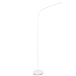 BRILONER - Dimmable LED Floor Lamp for Living Room Decoration and Reading, Adjustable LED Lamp, Living Room Lamp, Touch, Indirect Lighting, White