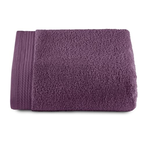 Top Towel - Premium - Large Bath Towels - Bath Towels - 1 Large Shower Towels -100 x 150 cm - 100% Cotton - 600 g - Eggplant