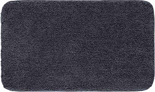 Grund Bath Mat 27 mm, Ultra Soft and Absorbent, Anti Slip, 5 Years Warranty, MELANGE, Bath Mat 80x140 cm, granite