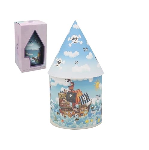 Lesser & Pavey Pirate LED House Night Lights- Gift for Your Loved Ones - Living Room Décor Night Lamp - Decorative Night Lights for Home & Office