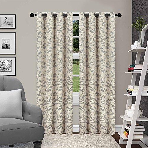 Superior CT-LVs-Blackout Curtains, 52 in x 63 in (W x L), Ivory, 2 Count