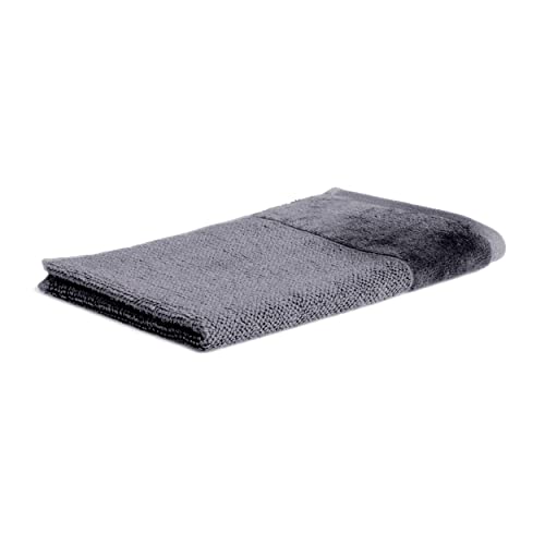 Möve Bamboo Luxe guest towel 30 x 50 cm made of 60% cotton / 40% viscose from bamboo cellulose, stone