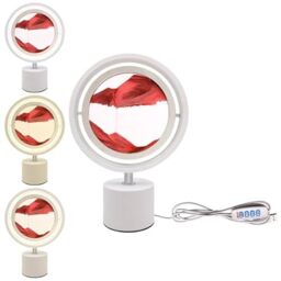 Lesser & Pavey Quicksand Red Decor Desk Lamp